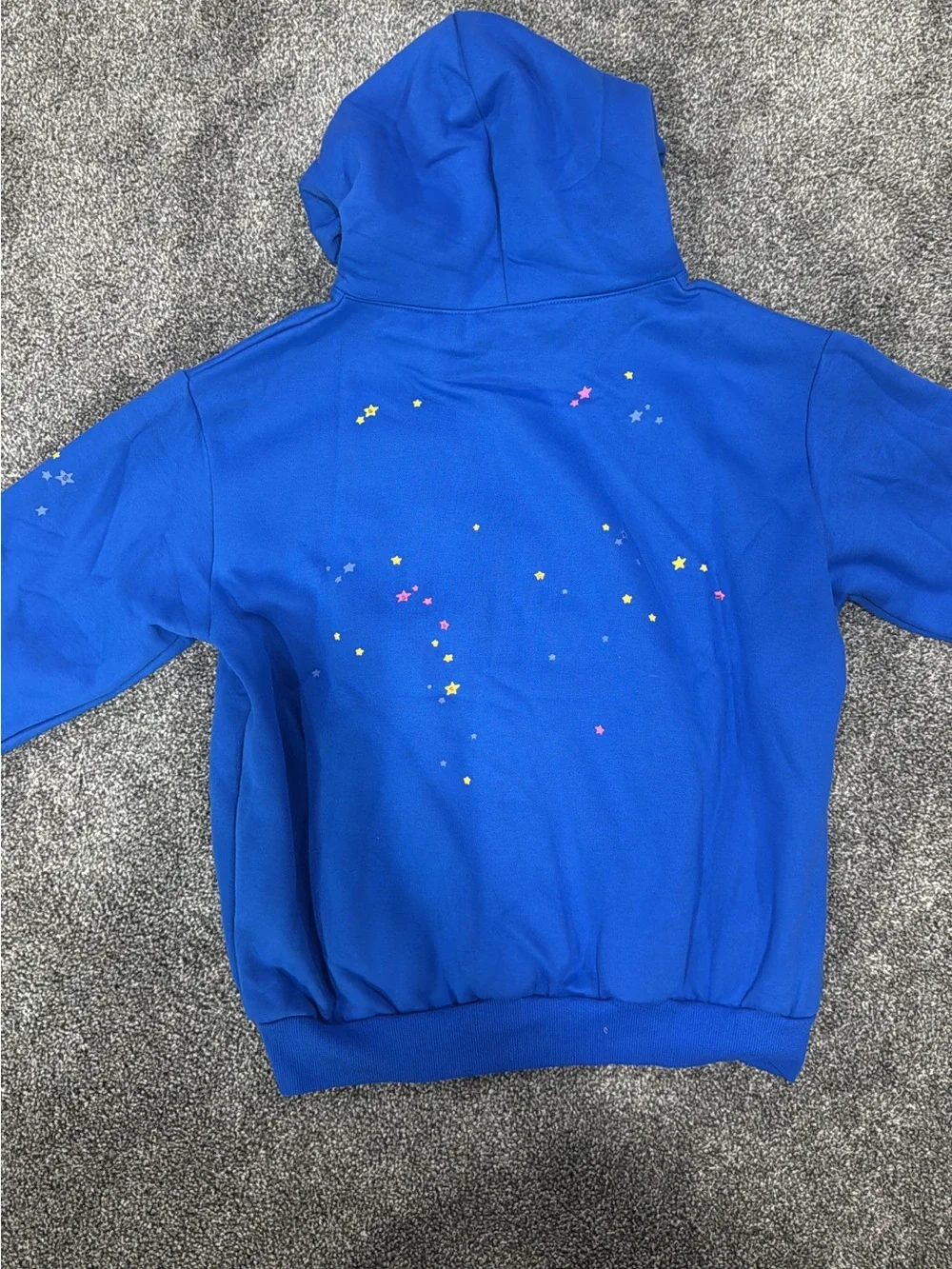 Sp5der hoodie blue